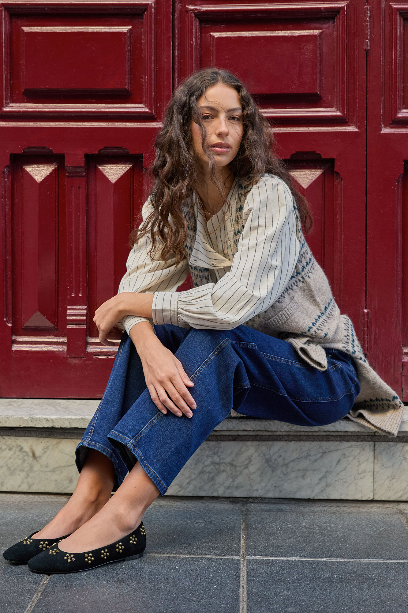 Hoss Intropia Benedetta. Cal&ccedil;a jeans reta