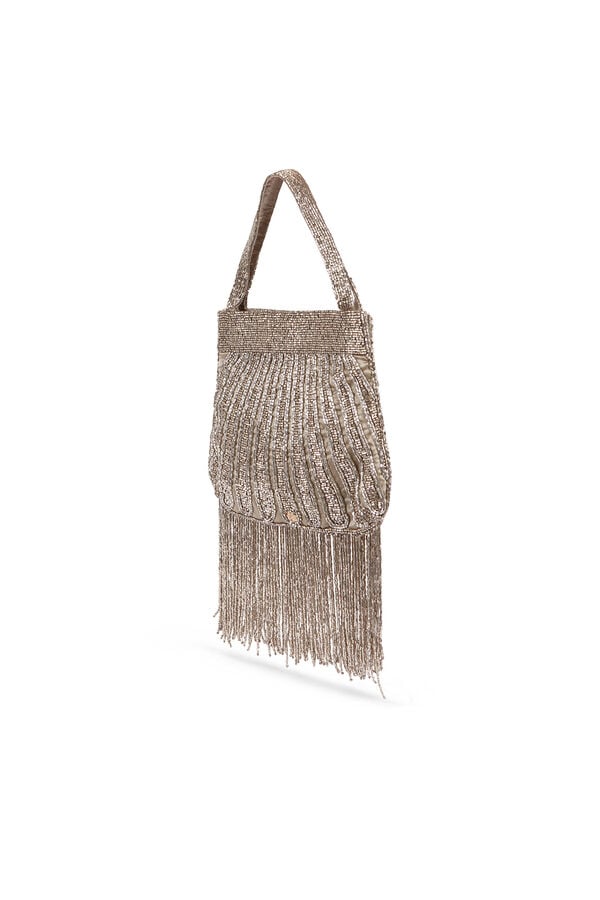 Hoss Intropia Naomi. Bolsa de contas Dourado