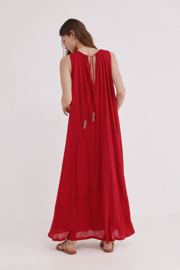Hoss Intropia Arlet. Vestido comprido Vermelho