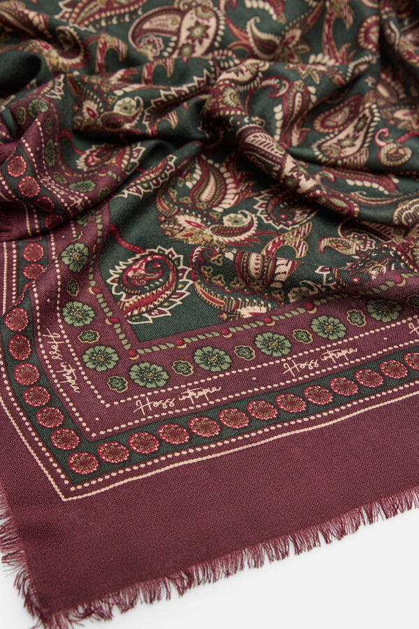 Hoss Intropia Lili. Bandana de lana estampada Multicolor