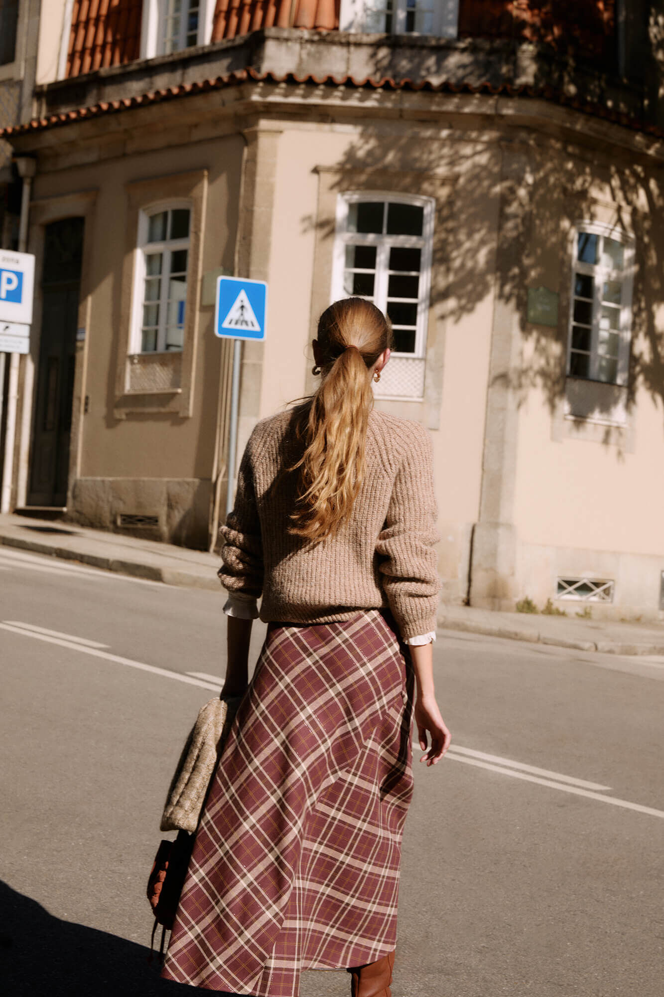 Hoss Intropia Ren&eacute;e. Saia xadrez