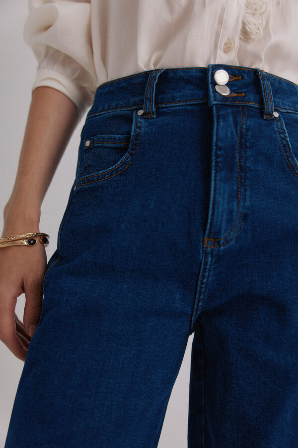 Hoss Intropia Babette. Jeans estruturado Azul