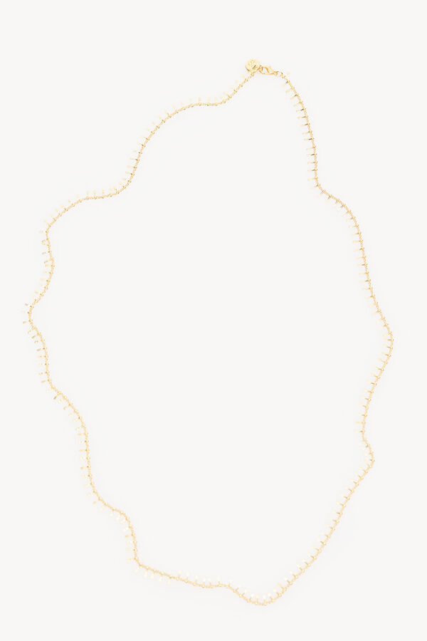 Hoss Intropia Neysa. Colar longo de moedas Dourado