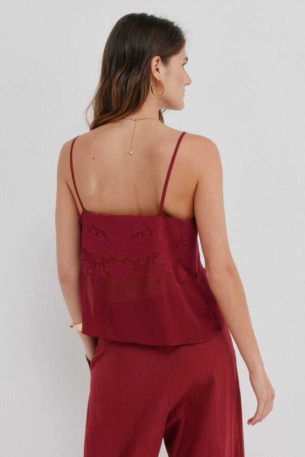 Hoss Intropia Gabriela. Top de tirantes Rosa