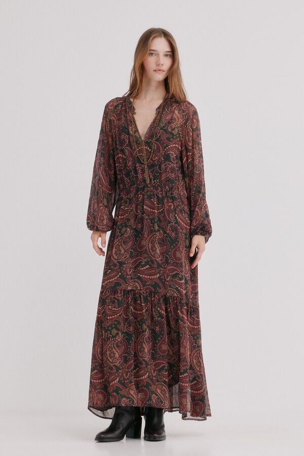 Hoss Intropia Alessandra.Vestido fluido Granada