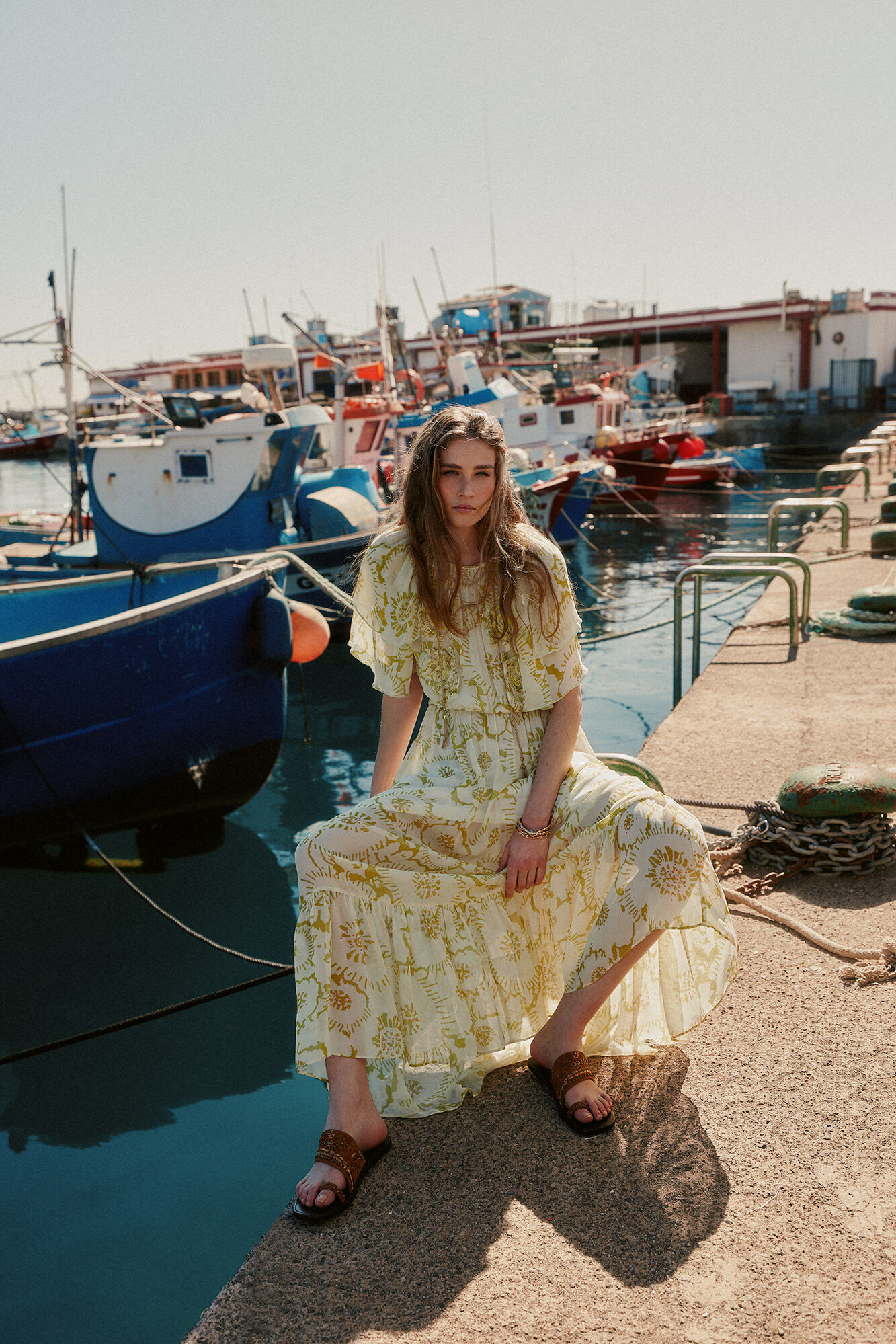 Hoss Intropia Alisha. Vestido largo flu&iacute;do