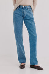 Hoss Intropia Brunella. Jeans tiro alto Azul marino