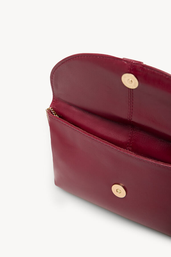 Hoss Intropia Noha. Cartera de piel Granate