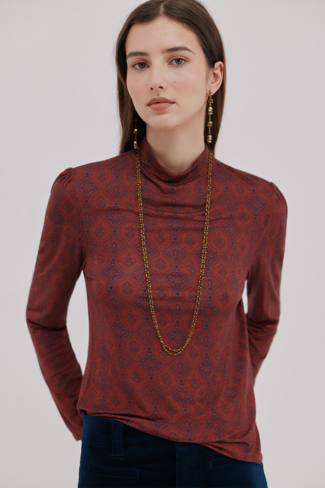 Hoss Intropia Marlene.Top estampado