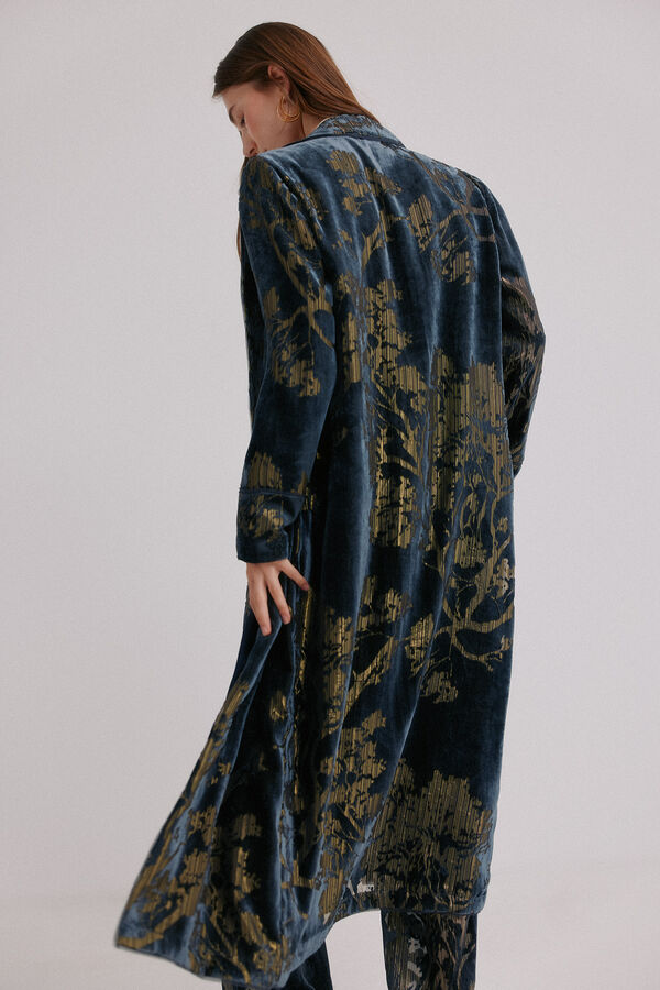 Hoss Intropia Elodie. Chaqueta jacquard Azul marino