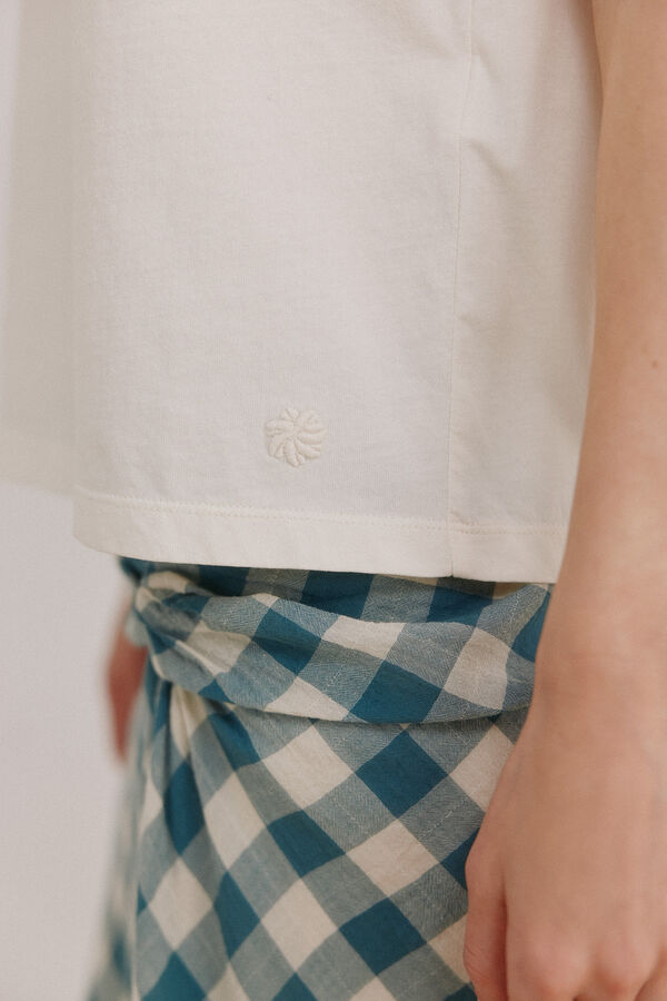 Hoss Intropia Momo. Camiseta lavada Beige