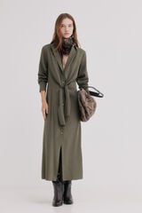 Hoss Intropia Amara. Vestido camisero Kaki