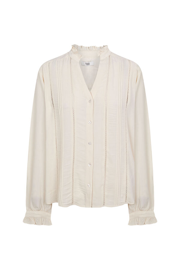 Hoss Intropia Clementine. Blusa manga comprida Ecru