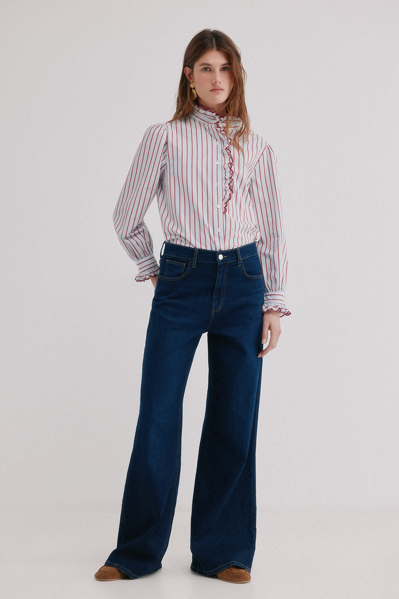 Hoss Intropia Bahiana. Jeans de perna larga