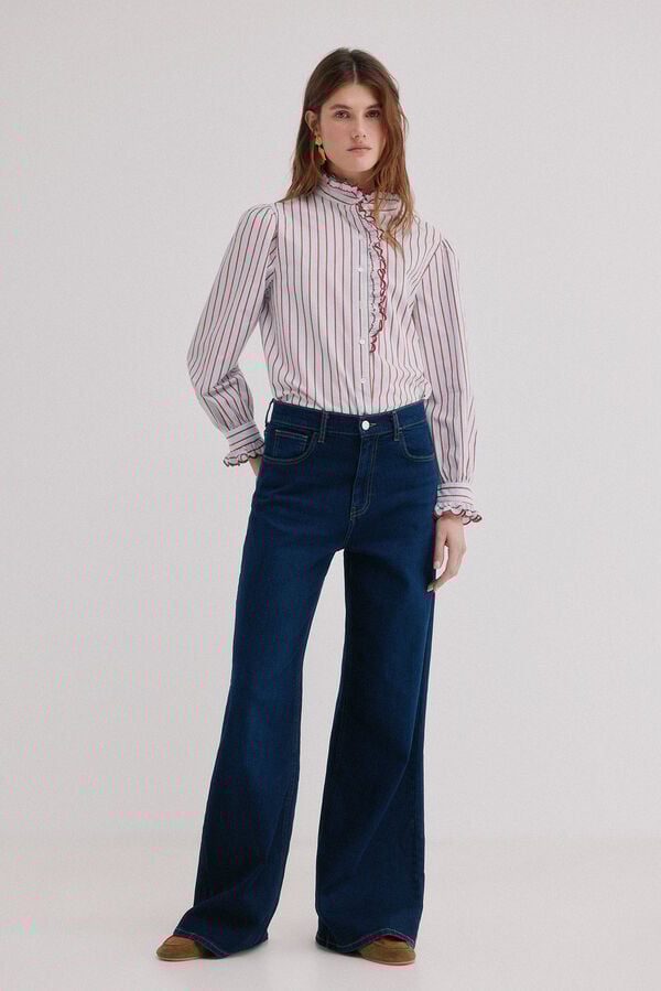 Hoss Intropia Bahiana. Jeans de perna larga Azul