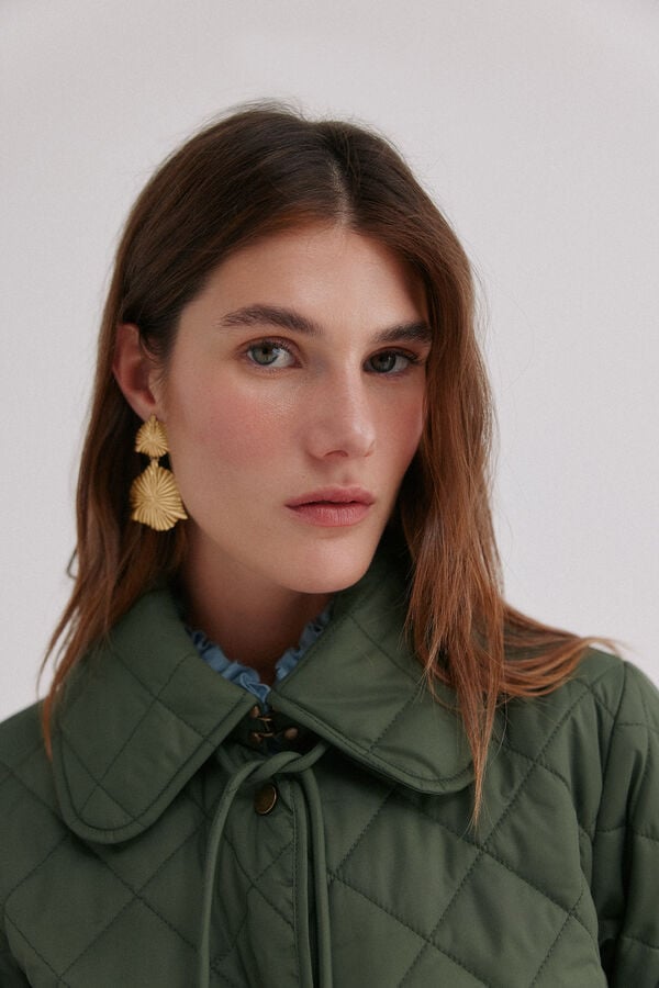 Hoss Intropia Daria. Sneaker acolchoada Verde