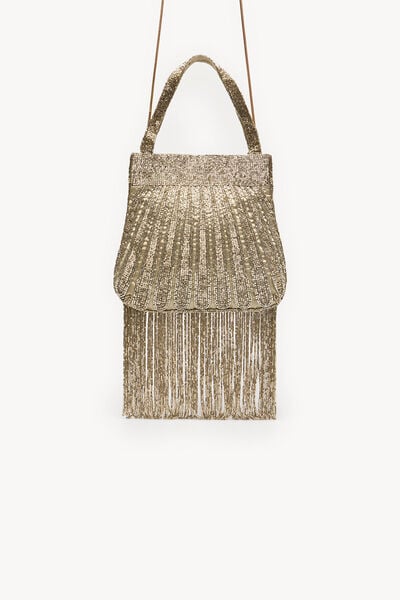 Hoss Intropia Naomi. Bolsa de contas Dourado