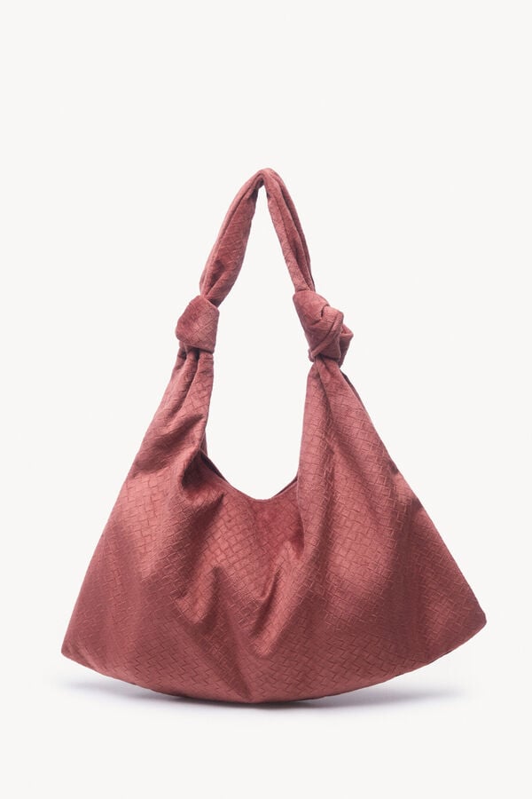 Hoss Intropia Nuria. Saco terciopelo grabado Marron