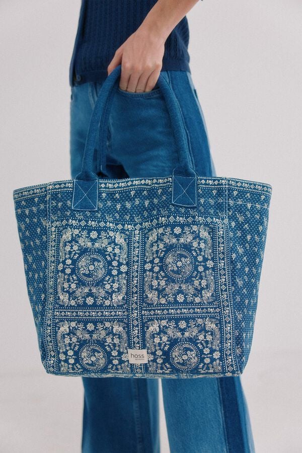 Hoss Intropia Isoline. C&aacute;rdigan calado Azul marino