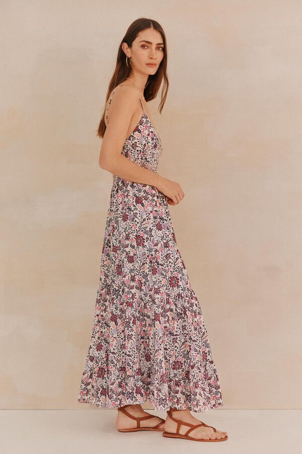 Hoss Intropia Abril. Vestidos alças. Ecru