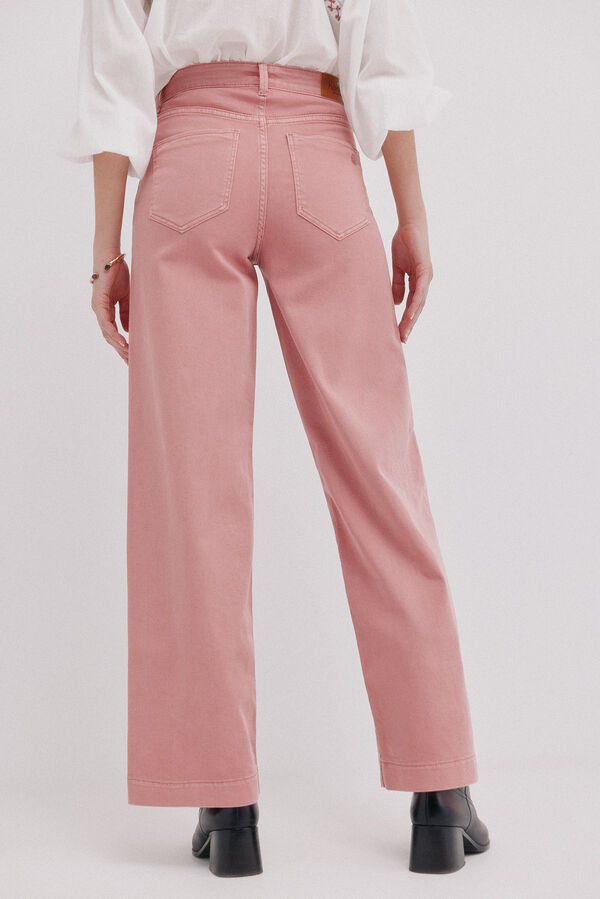 Hoss Intropia Berta. Calça jeans de perna larga Subiu
