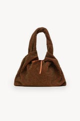 Hoss Intropia Nora. Bolsa de veludo com contas Castanho