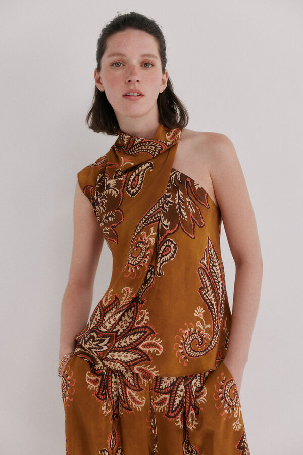 Hoss Intropia Cinthia.Blusa bordada Marfil