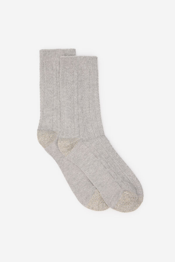 Hoss Intropia Leire. Calcetines ochos Beige