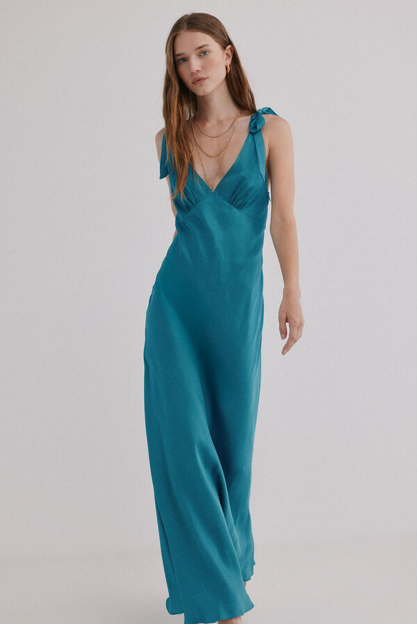 Hoss Intropia Leonor. Vestido midi Azul