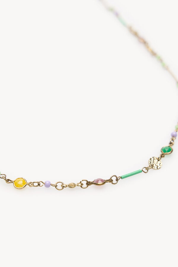 Hoss Intropia Mariana. Collar largo cuentas colores Multicolor