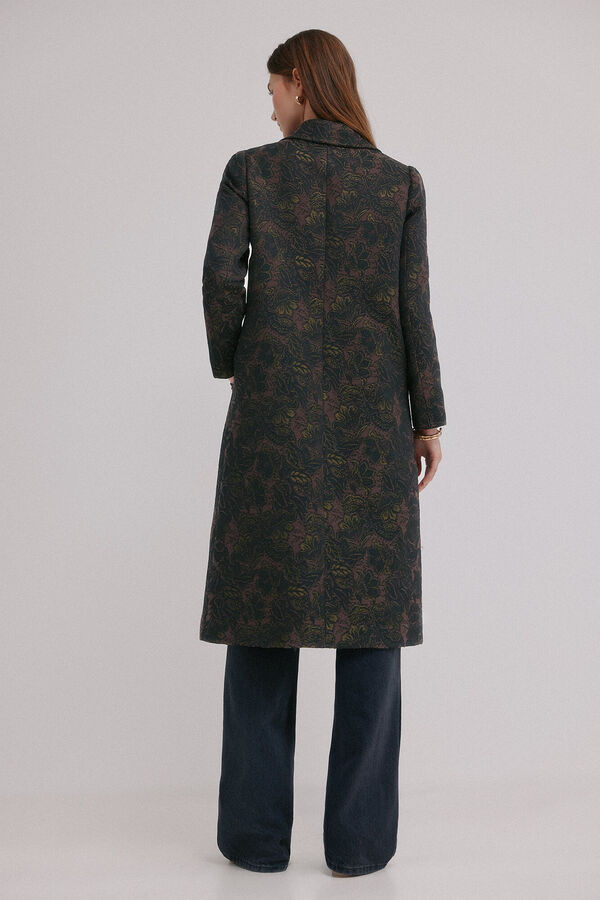 Hoss Intropia Fiorella. Levita jacquard Gris oscuro