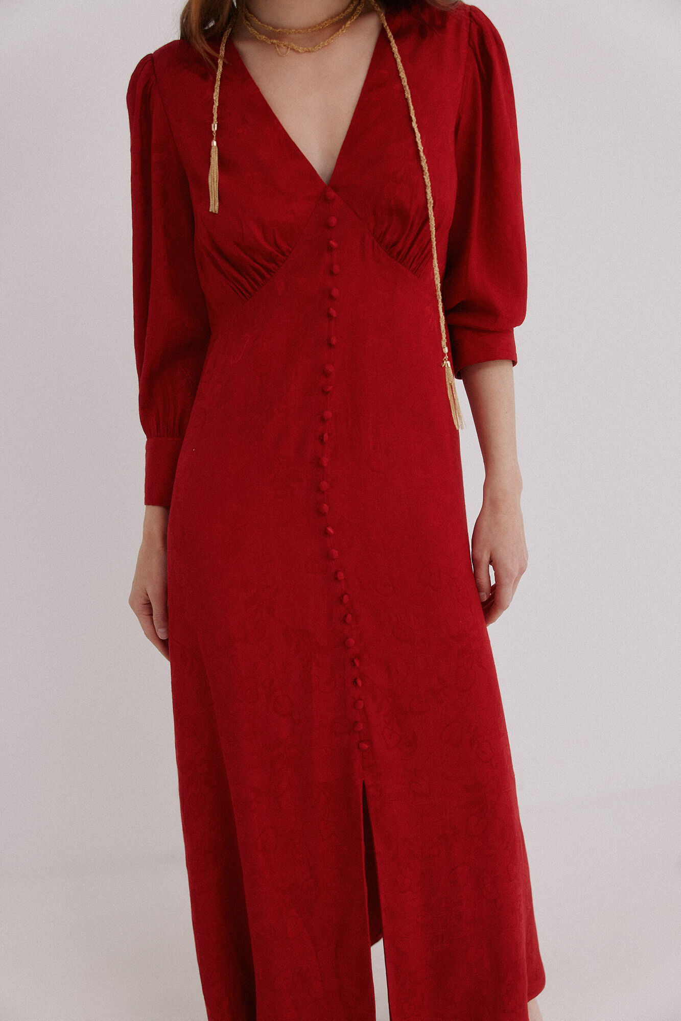 Hoss Intropia Alicia. Vestido tejido jacquard
