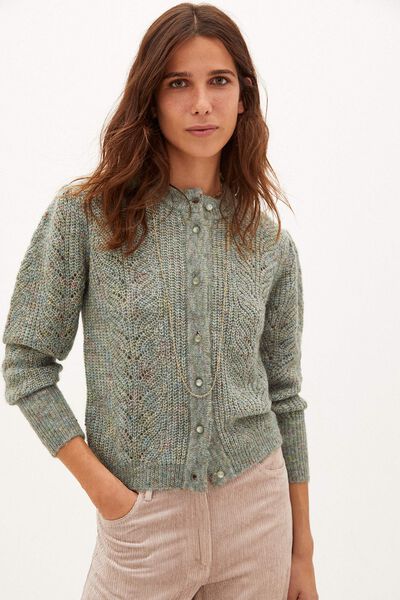 Hoss Intropia Carole. Chaqueta de punto multicolor Verde