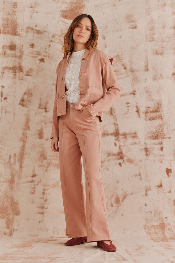 Hoss Intropia Brunella. Chaqueta denim Rosa