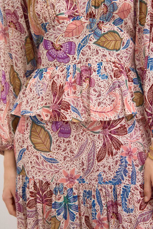 Hoss Intropia Rigoberta. Vestido estampado. Multicolorido