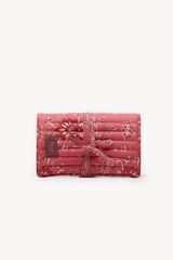 Hoss Intropia Celia. Joyero de algodón estampado Rosa