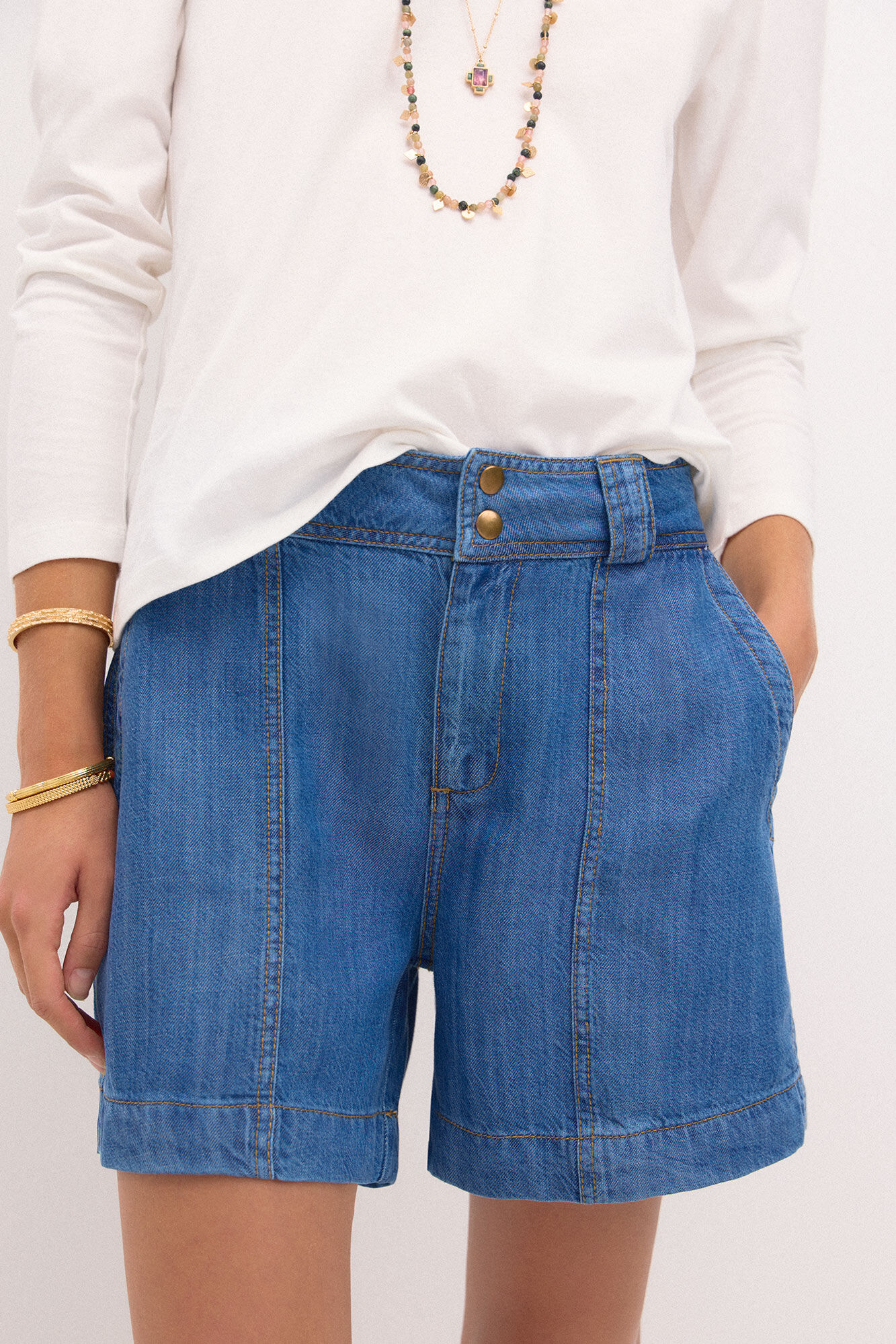 Bermudas fluidas mujer online