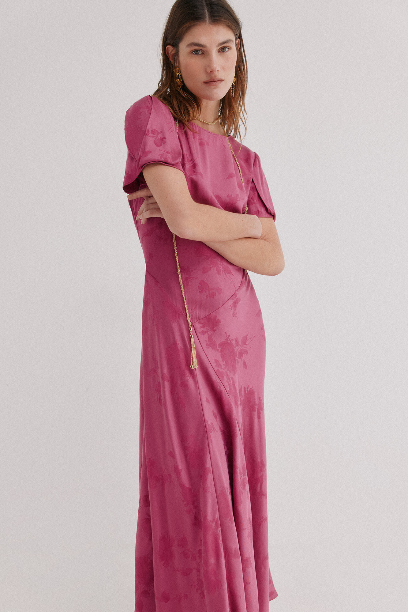 Hoss Intropia Aina. Vestido jacquard