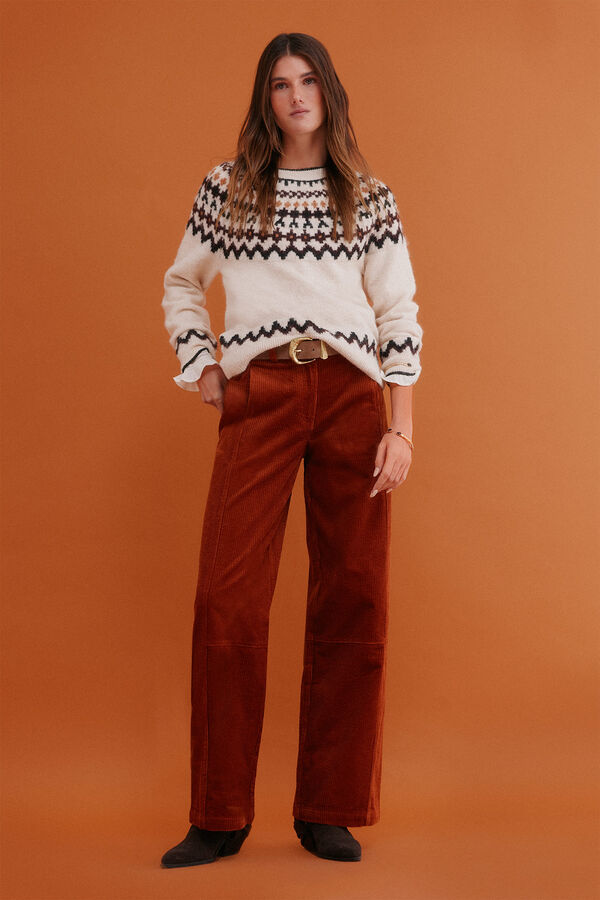 Hoss Intropia Ilma. Jersey grecas Beige