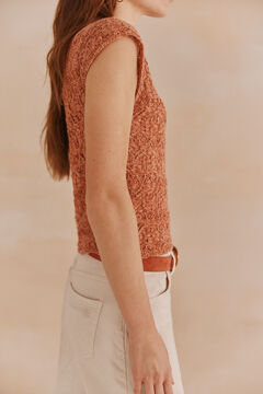 Hoss Intropia Susana. Camisola folhos Vermelho