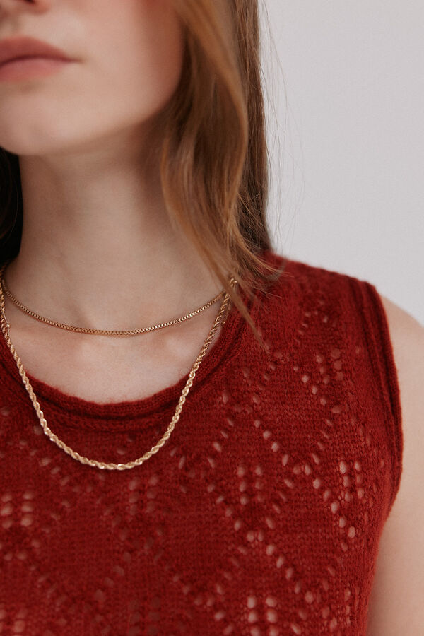 Hoss Intropia Irma. Top calado Coral