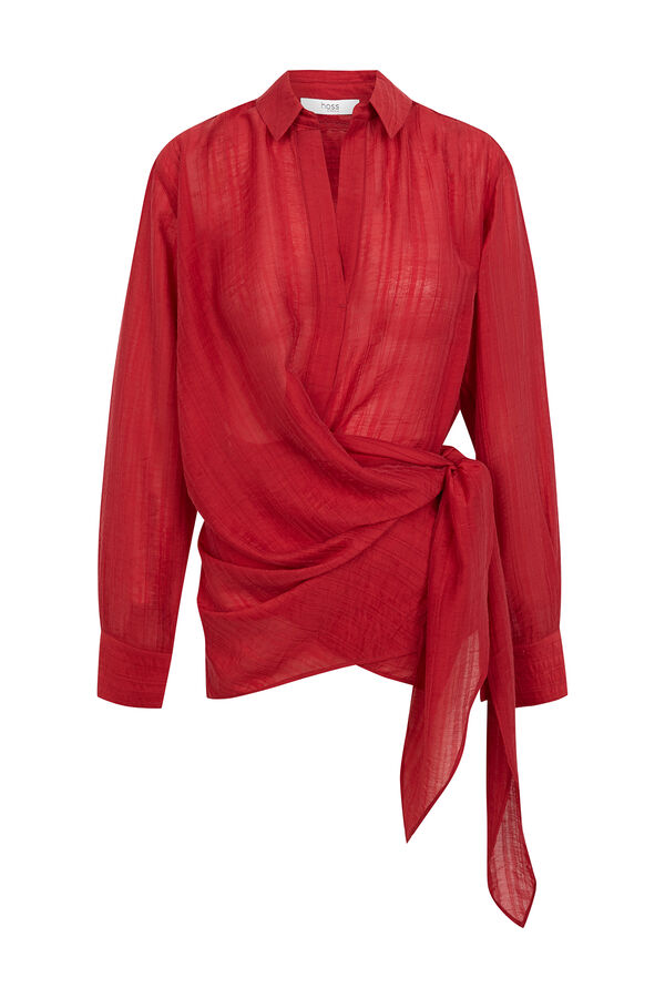 Hoss Intropia Cosette. Blusa de rayas rojo
