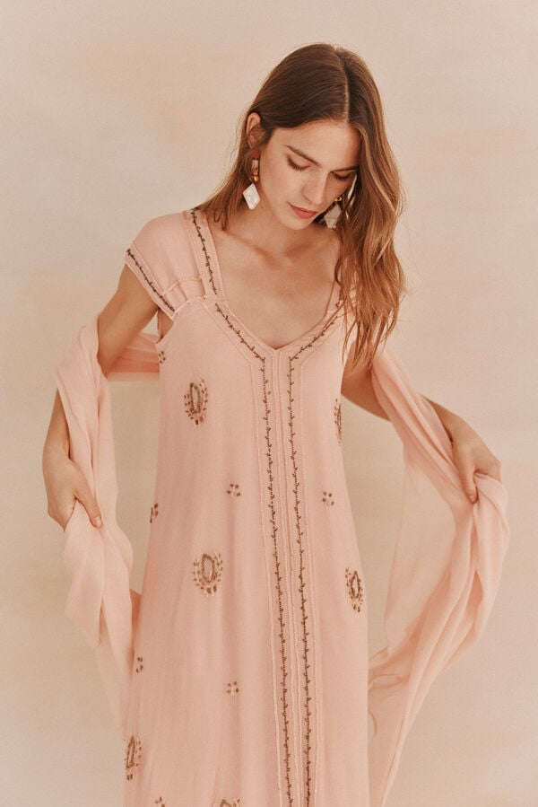Hoss Intropia Fular fiesta Rosa
