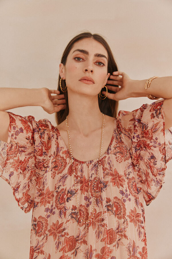 Hoss Intropia Aria. Vestido fluido Amarillo