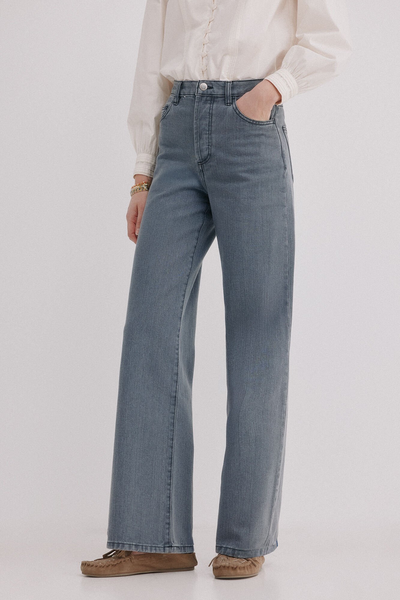 Hoss Intropia Bahiana. Jeans de perna larga