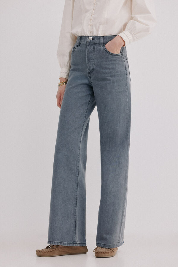 Hoss Intropia Bahiana. Vaqueros wideleg Gris