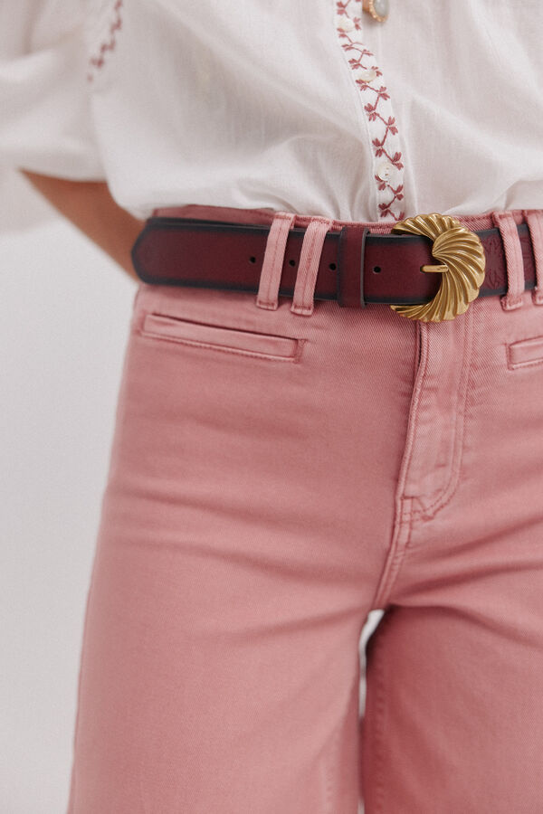 Hoss Intropia Berta. Calça jeans de perna larga Subiu