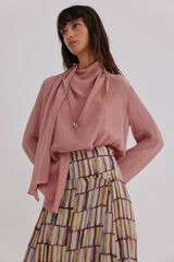 Hoss Intropia Guiada. Blusa con cruce asimétrico Marron