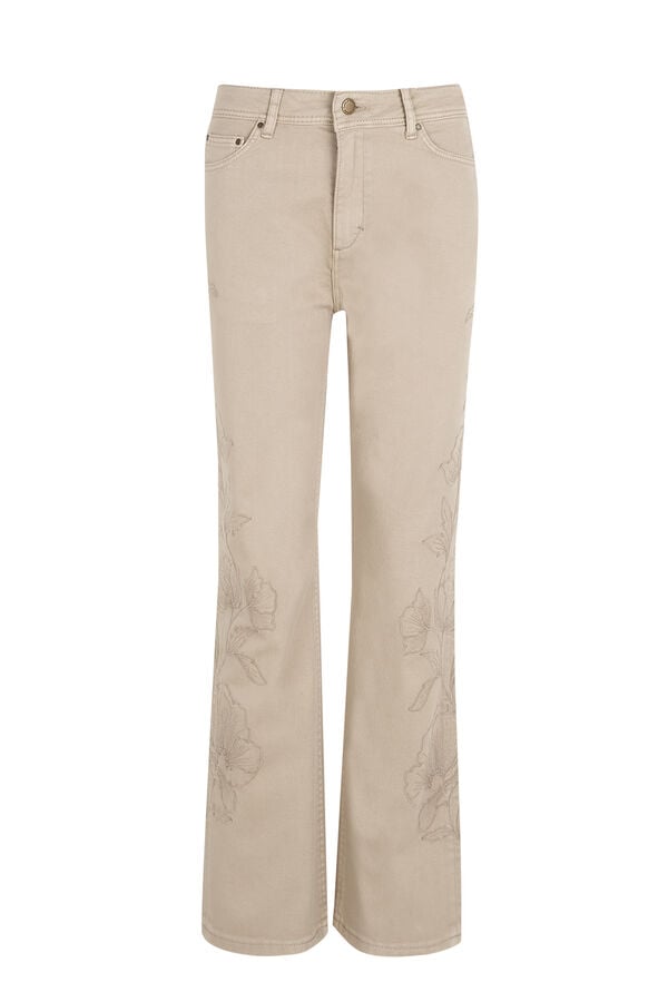 Hoss Intropia Betsy. Jeans bootcut Ecru