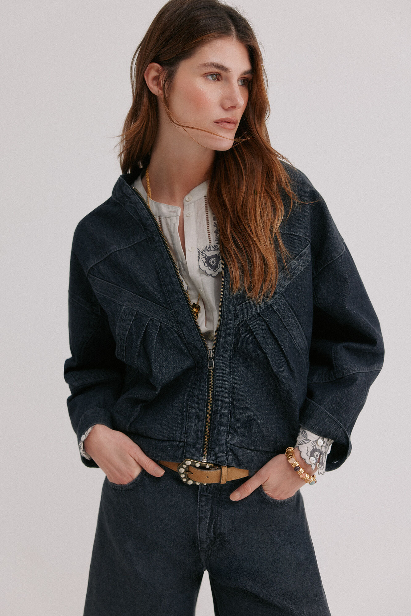Hoss Intropia Erica. Casaco denim